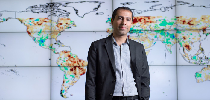 Amir AghaKouchak, assistant professor of civil & environmental engineering. Steve Zylius / UCI