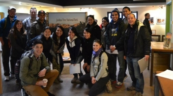 UCI's ITE students visit Joshua Tree to conduct transit feasibility study